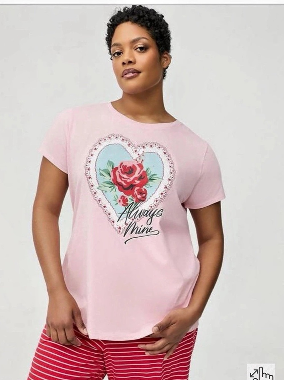 Torrid Always Mine Graphic Sleep Tee